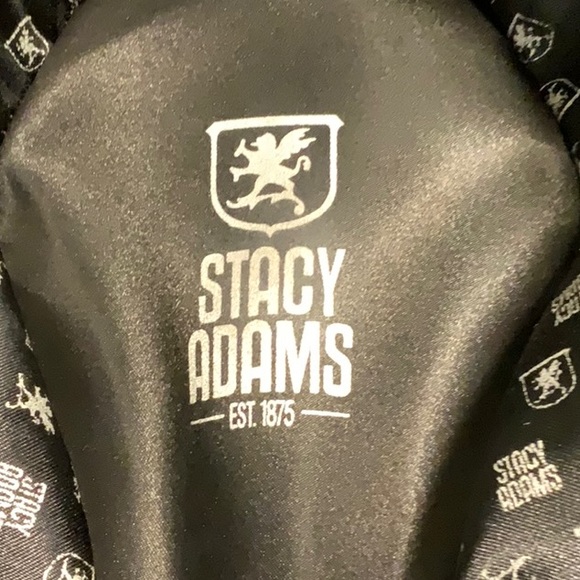 Stacy Adams- Grey 100% Wool Wide Brim Fedora-Black Ribbon- Feather and ID-XL - Picture 8 of 9